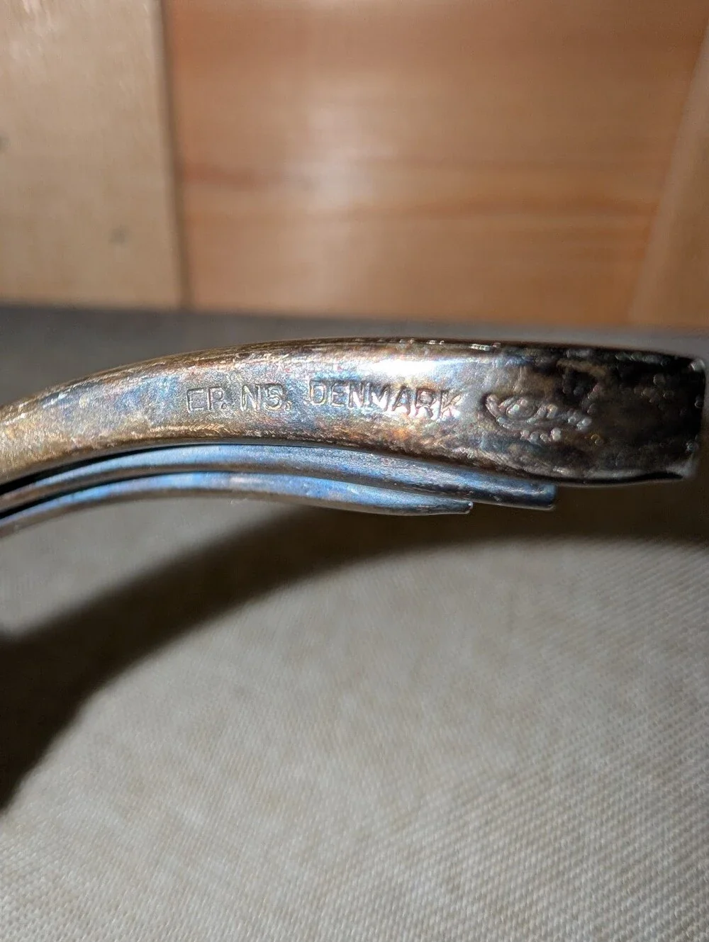 Vintage Hans Jensen Danish Denmark Silverplate Calla Lily Candleholder MCM